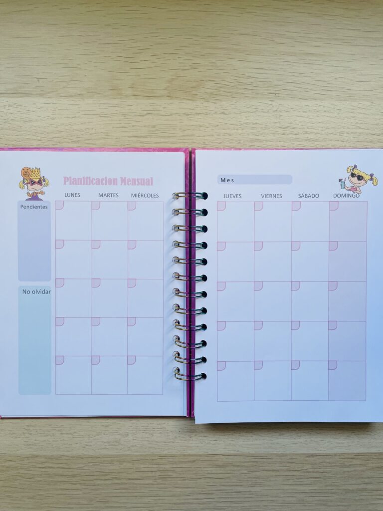 planner personalizado angélica