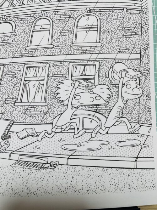 libro para colorear arte antiestres "the splat"