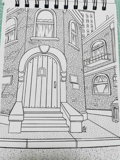 libro para colorear arte antiestres "the splat"