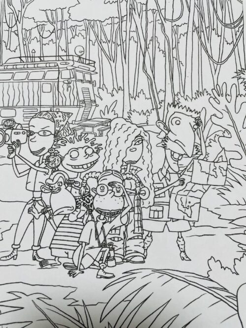 libro para colorear arte antiestres "the splat"