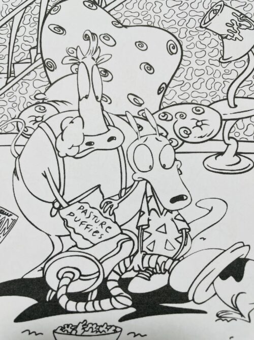 libro para colorear arte antiestres "the splat"