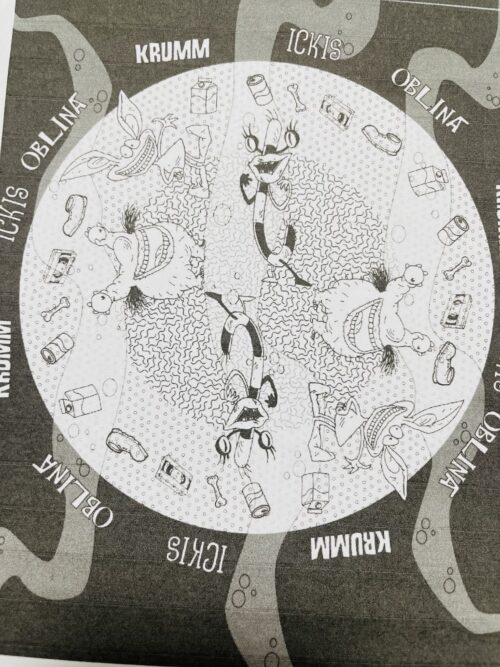 libro para colorear arte antiestres "the splat"