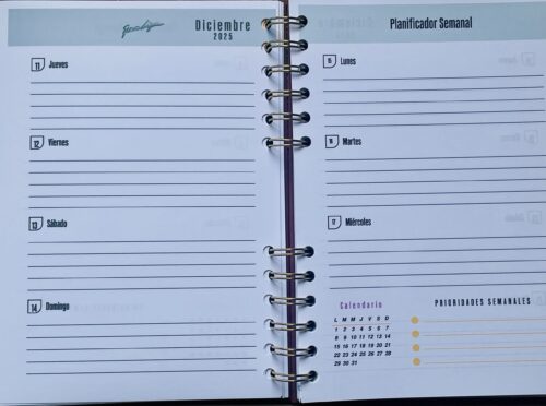 agenda planner personalizada de snoopy