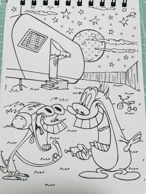 Página interior del libro The Splat de Nickelodeon