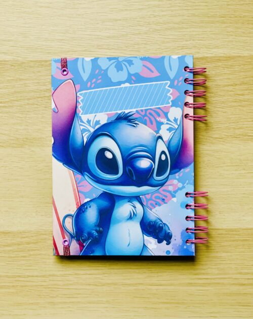 contraportada stitch glitter agenda planner