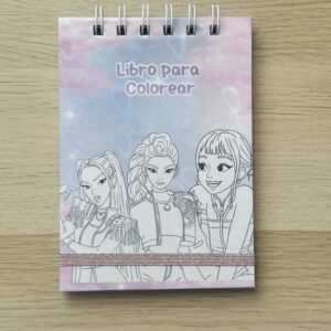 mini libro para colorear huntrix"