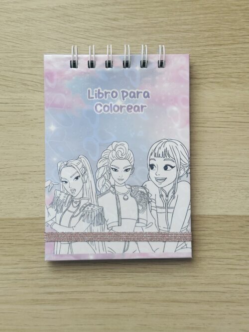 mini libro para colorear huntrix"