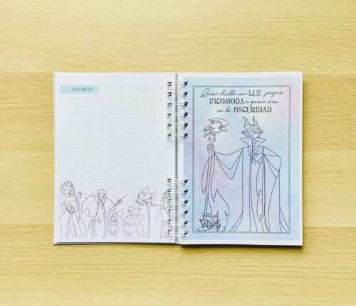 agenda planner personalizado villanas de disney