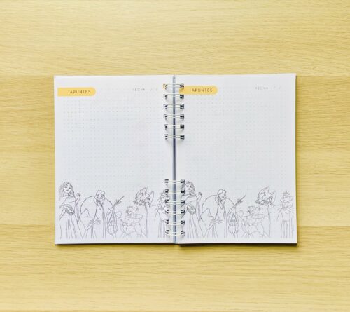 agenda planner personalizado villanas de disney