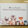 Album de bebe personalizado animalitos portada