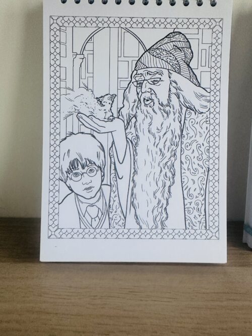 Libro para Colorear Harry Potter Magical Creatures