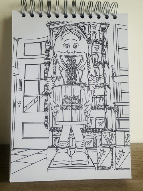 Libro para colorear de Harry Potter Magical Artifacts