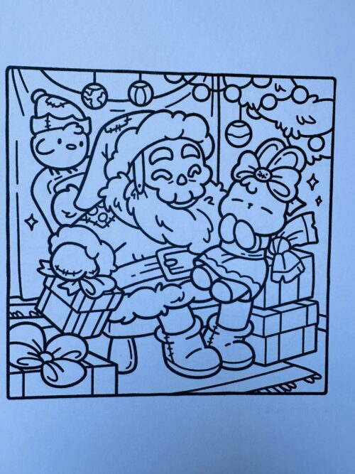 Libro de colorear Spooky Christmas