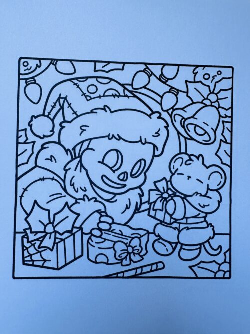 Libro de colorear Spooky Christmas