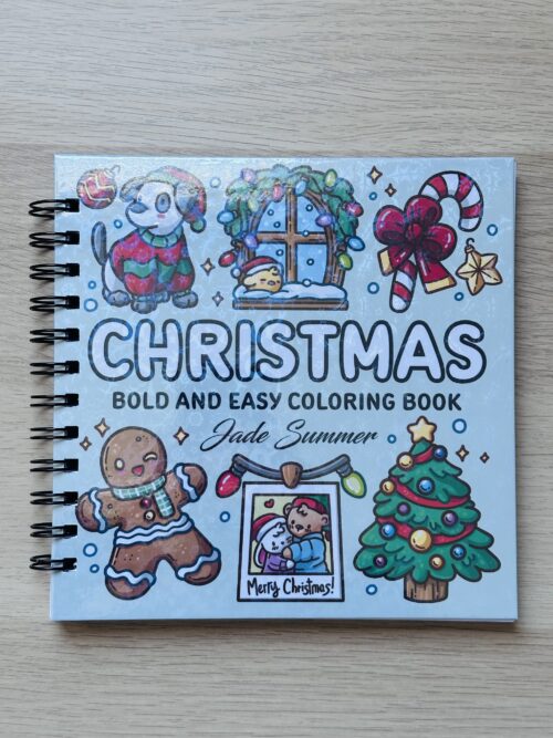 Libro para colorear "Christmas"