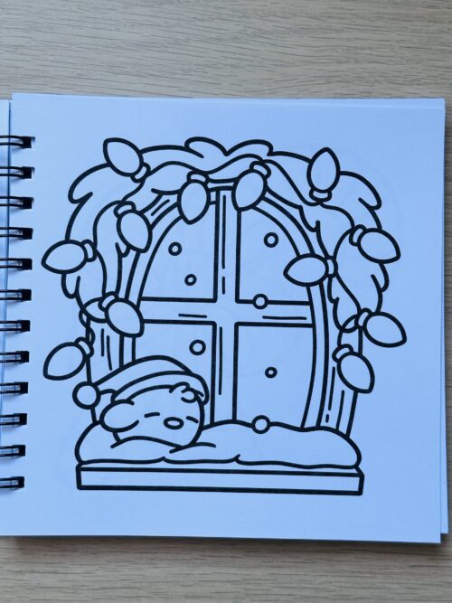 Libro para colorear "Christmas"