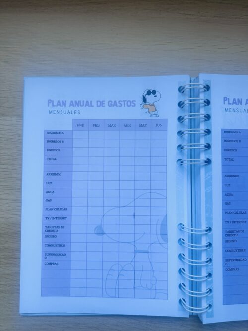 Agenda Planner Snoopy