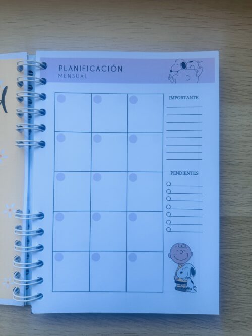 Agenda Planner Snoopy