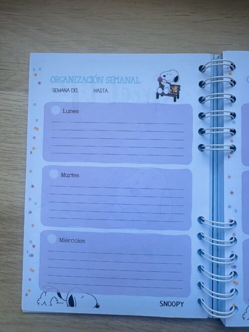 Agenda Planner Snoopy