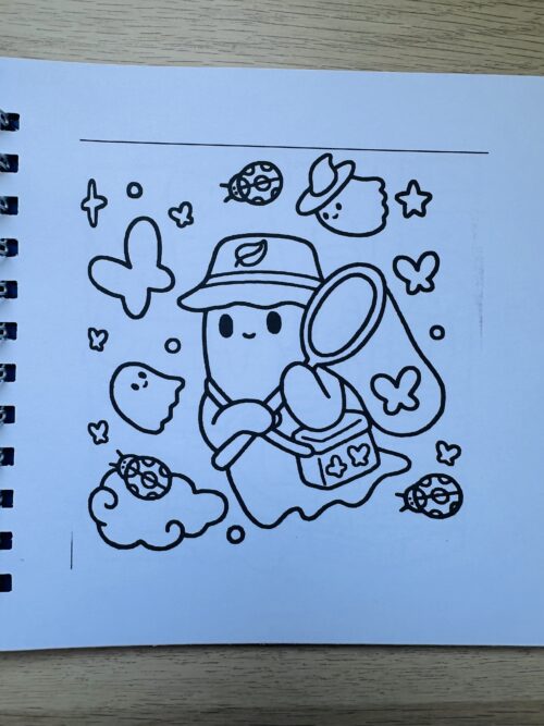 Libro para Colorear Little Spooky 18x18cm