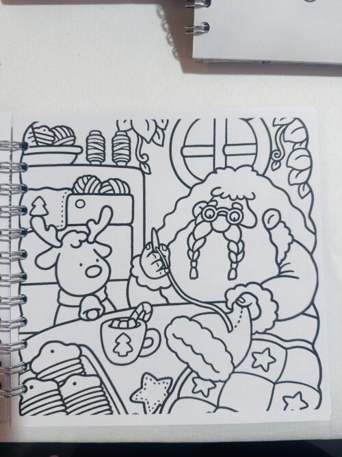 Libro para Colorear Cozy Christmas