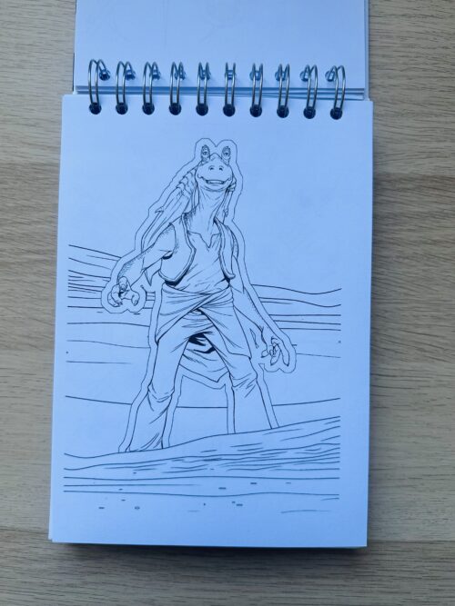 Libro para Colorear Arte Antiestrés "Star Wars"