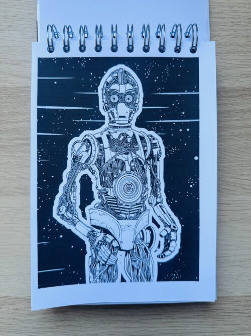 Libro para Colorear Arte Antiestrés "Star Wars"