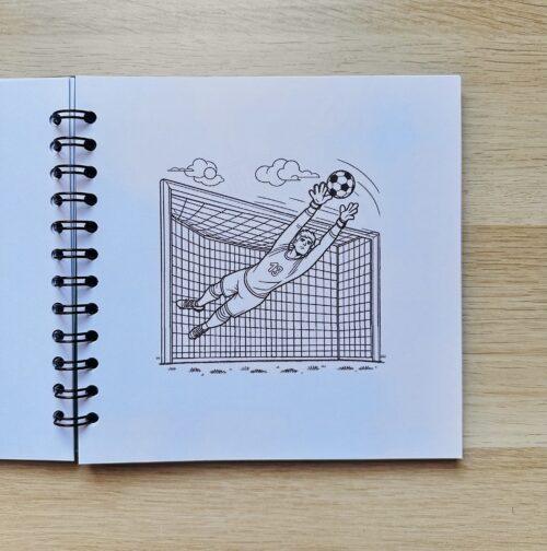 IMG_3034 Libro para Colorear de Futbol 18x18cm