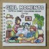 libro-para-colorear-girl-moments-portada Portada del libro para colorear Girl Moments con ilustraciones de autocuidado y momentos cotidianos.