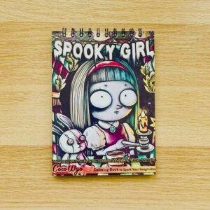 Libro para colorear Spooky Girl de Papelería de Natiruts