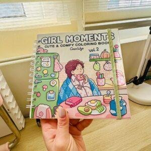 Libro para colorear Girl Moments Vol. 2 de Papelería de Natiruts