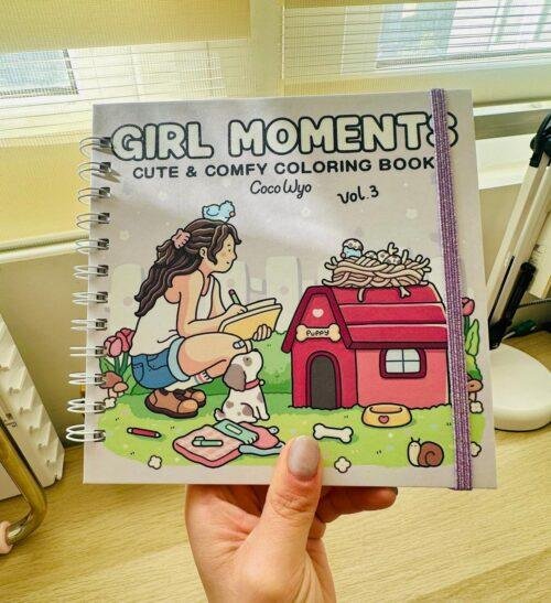 Libro para colorear Girl Moments Volumen 3 Portada Libro para colorear Girl Moments Vol. 3 de Papelería de Natiruts