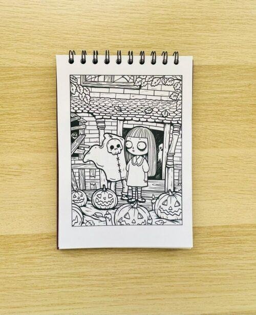 WhatsApp Image 2026-09-28 at 20.14.32 (2) Libro para colorear Spooky Girl